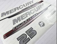 Mercury 25HP Four Stroke 2013-2017 Outboard Decal Kit Mercury 25HP Four Stroke 2013-2017 Outboard Decal Kit